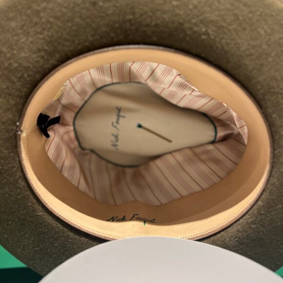 Nick Fouquet Beaver-Felt Fedora — Brown - Picture 7 of 11